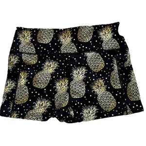 CONSTANTLY VARIED GEAR CVG Pineapple Print Women's Shorts Size XL Train